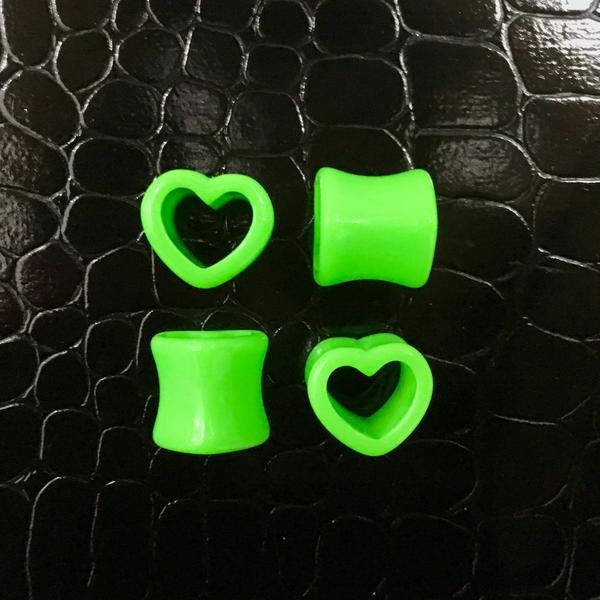 Plant Love Acrylic Hearts