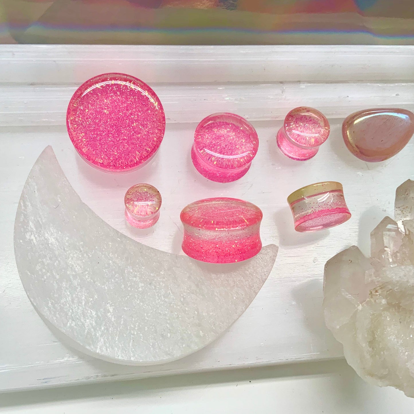 Bubblegum Acrylic Saddles