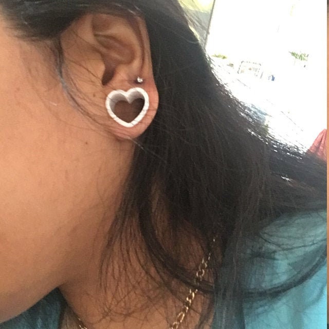 Day Love Acrylic Hearts