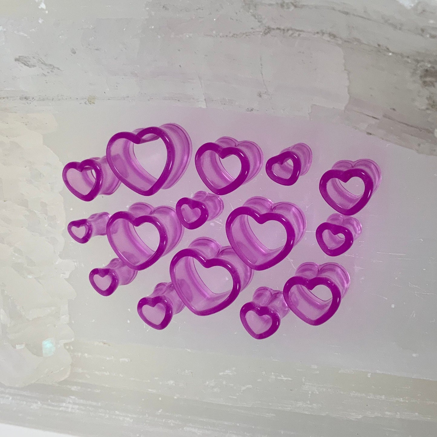 Self Love Acrylic Hearts