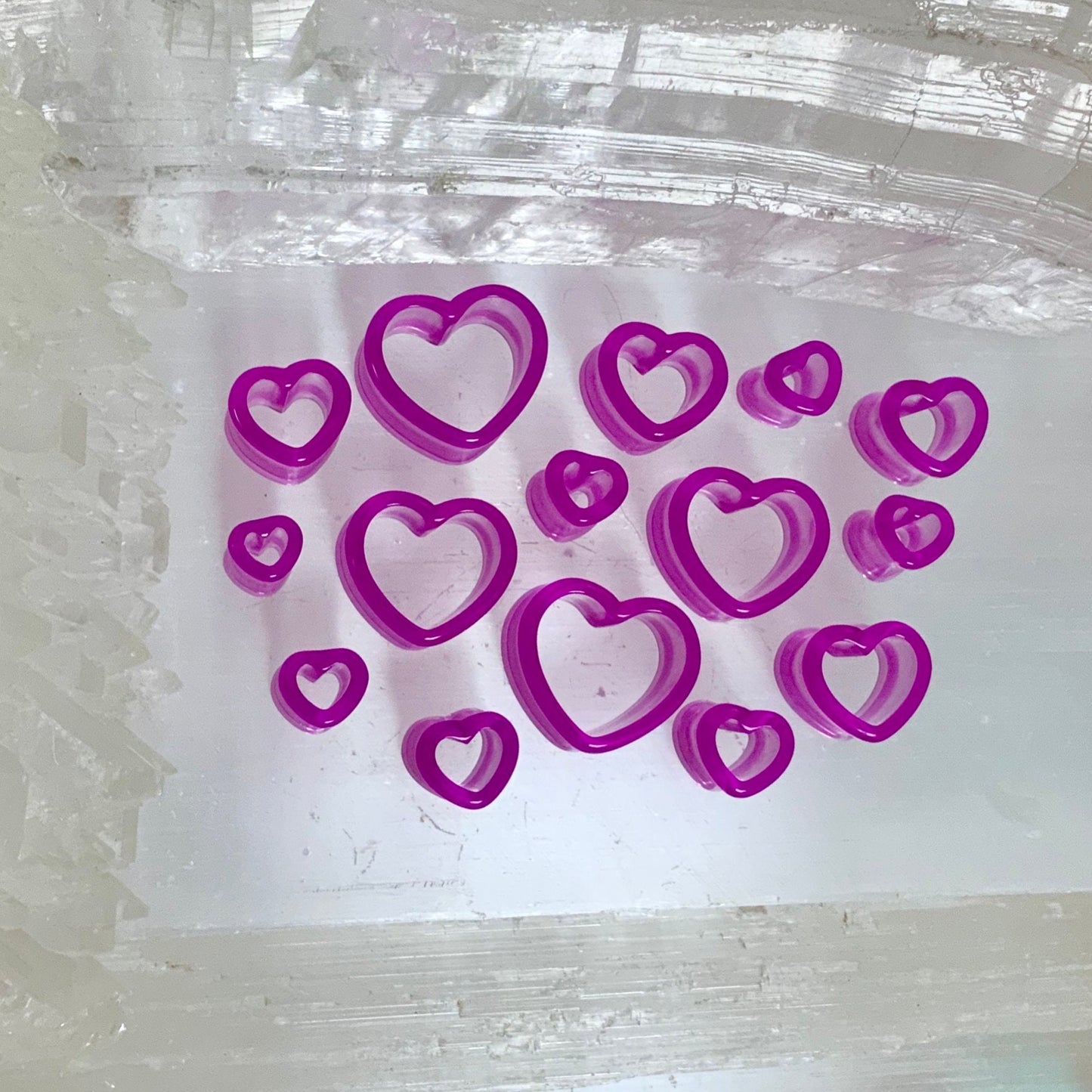Self Love Acrylic Hearts