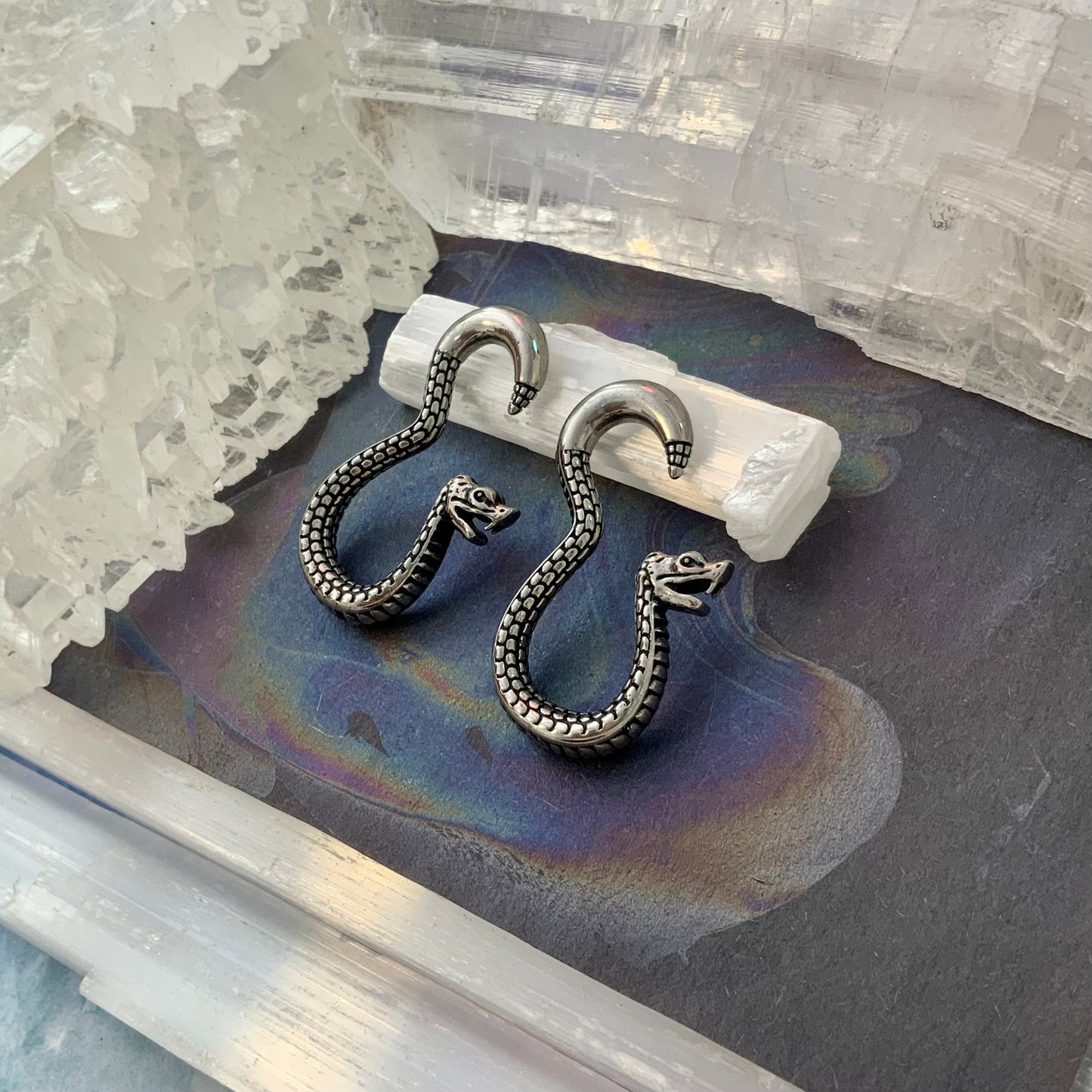 Bright Medusa Silver Snake Weights