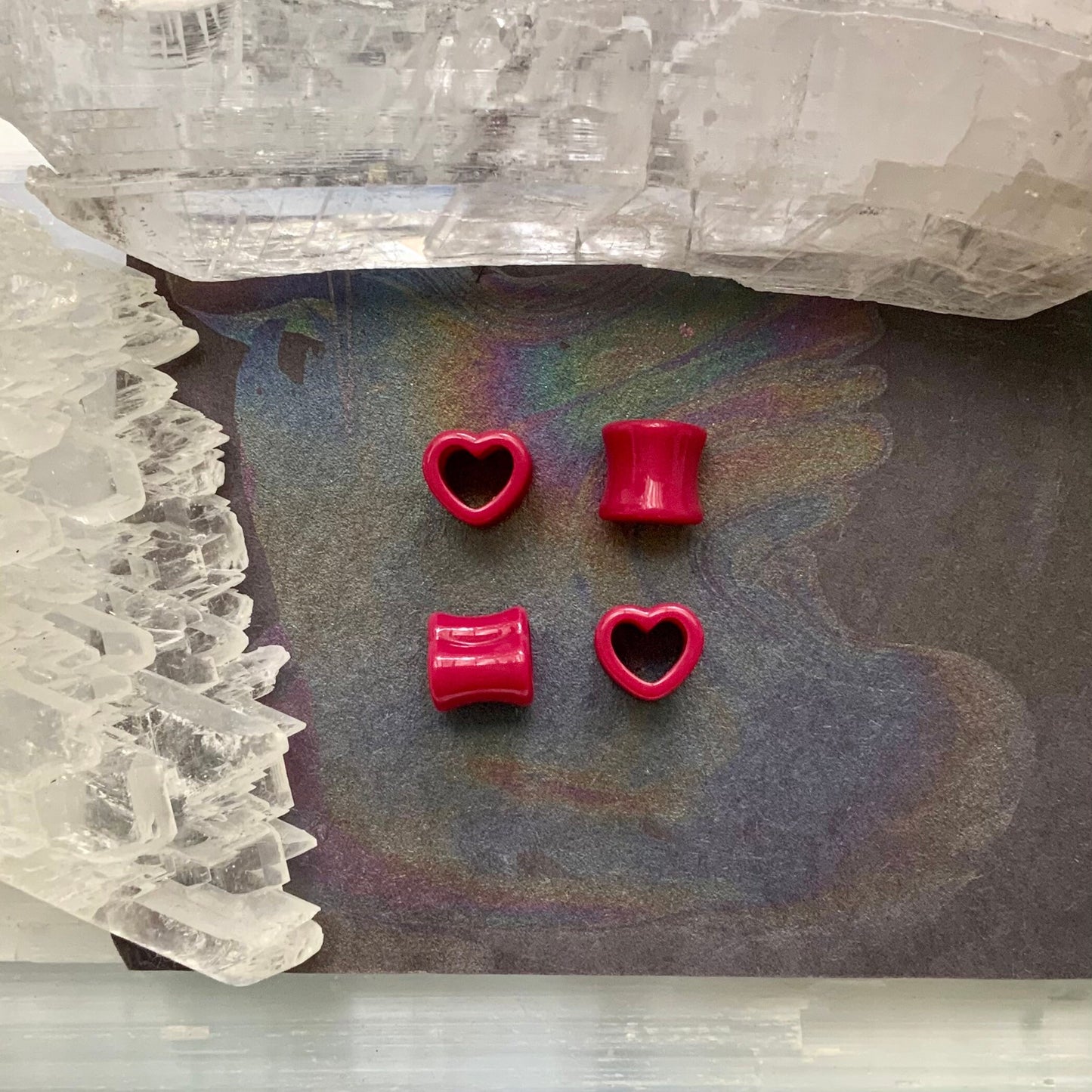 Romantic Love Acrylic Hearts