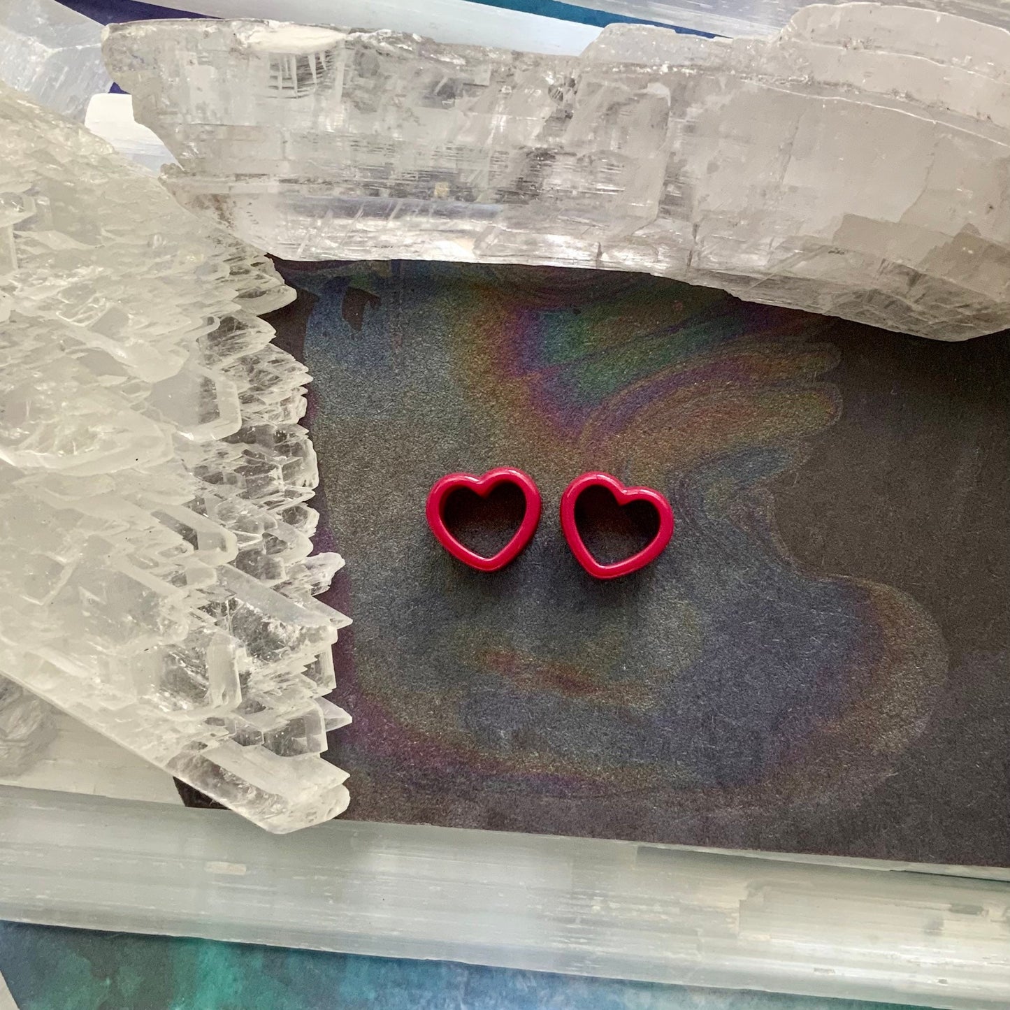 Romantic Love Acrylic Hearts