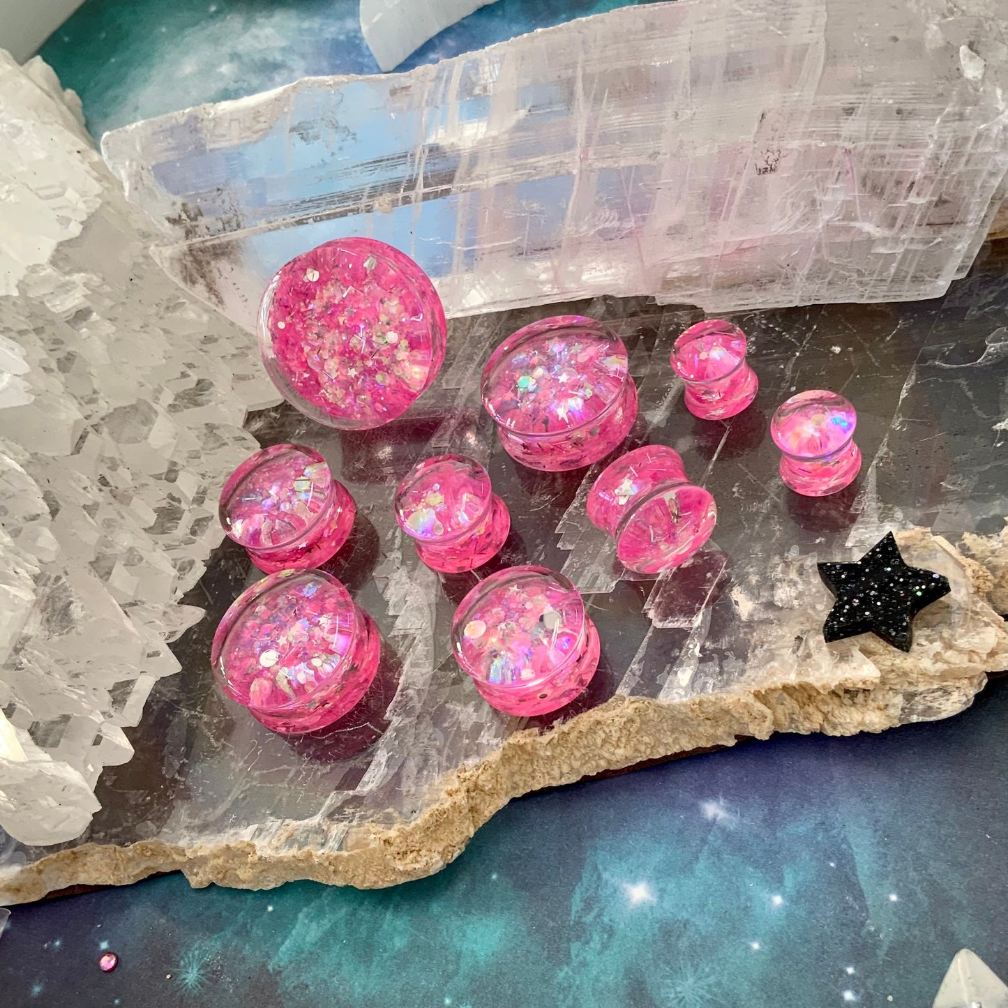 Cotton Candy Saddle Gauges