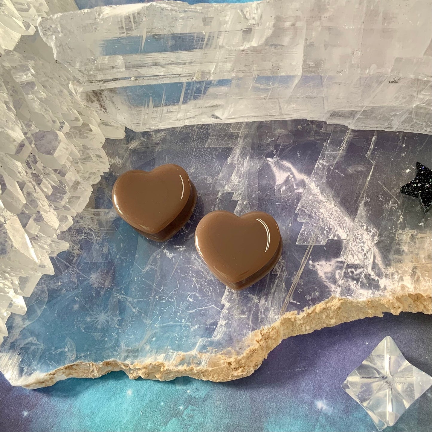 Grounded Love Acrylic Hearts