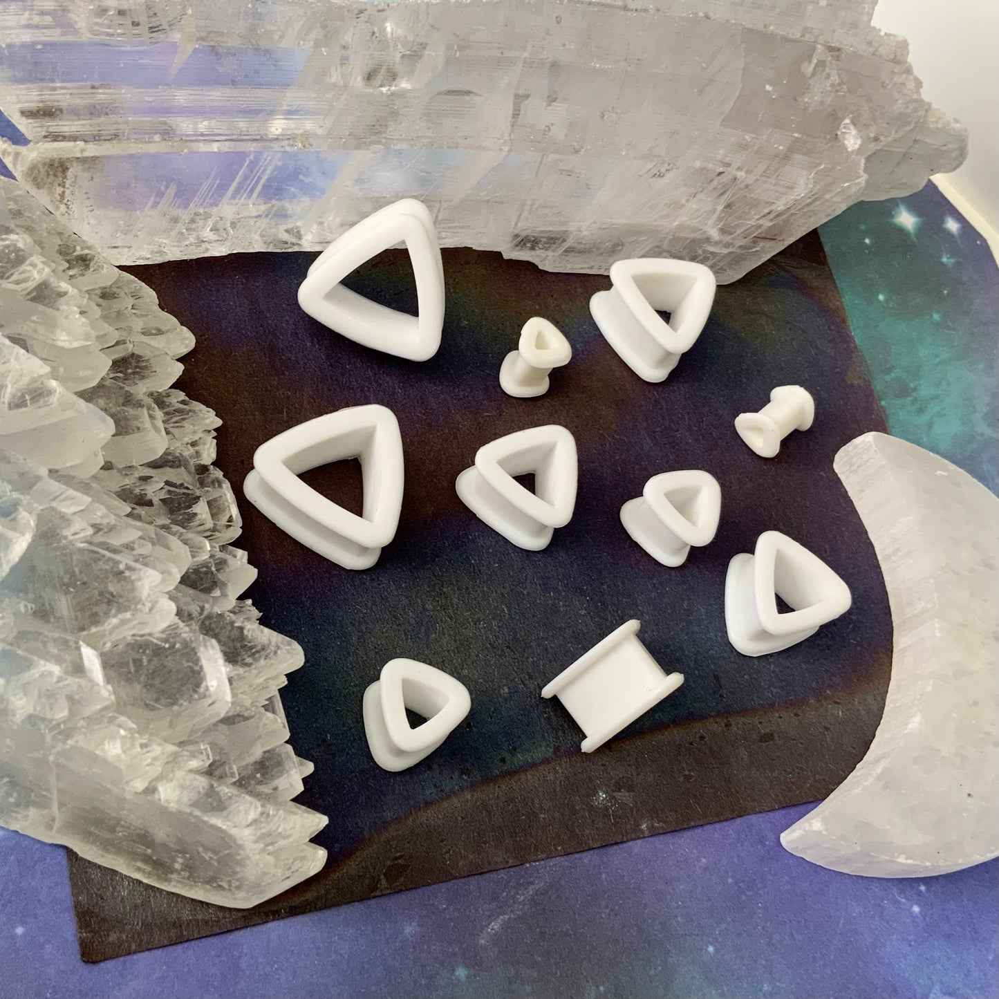 White Alien Pyramids