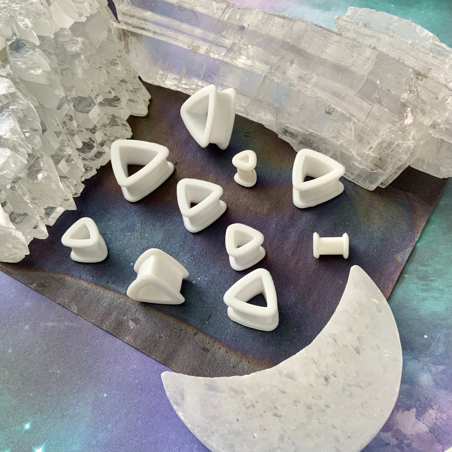 White Alien Pyramids