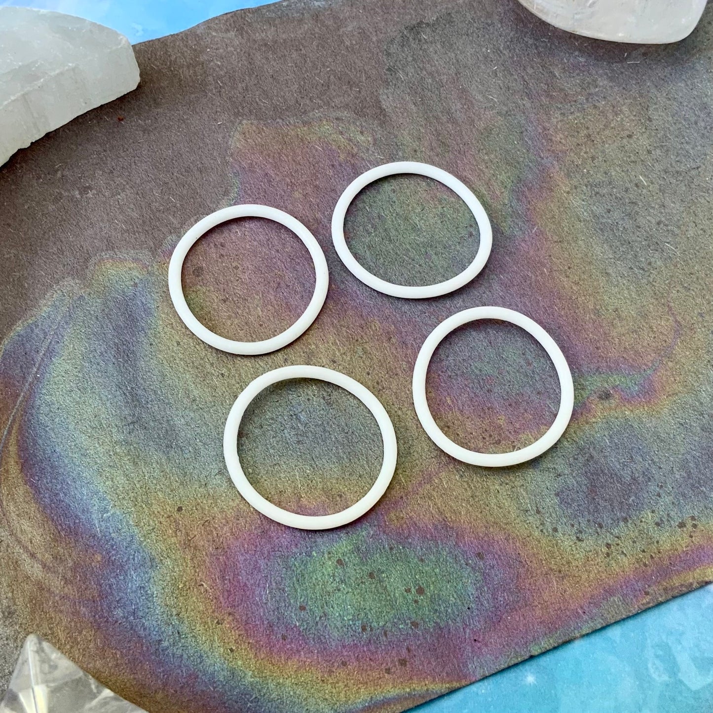 FOUR White O-Rings