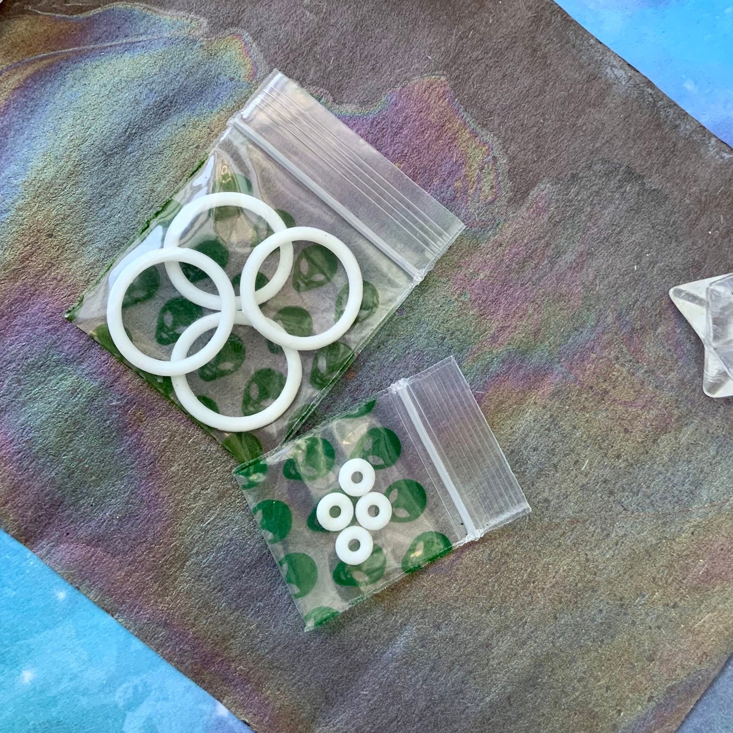 FOUR White O-Rings