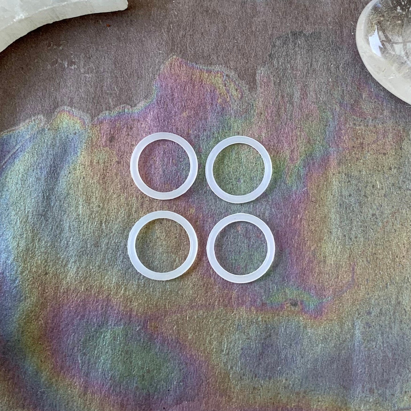 FOUR Clear O-Rings
