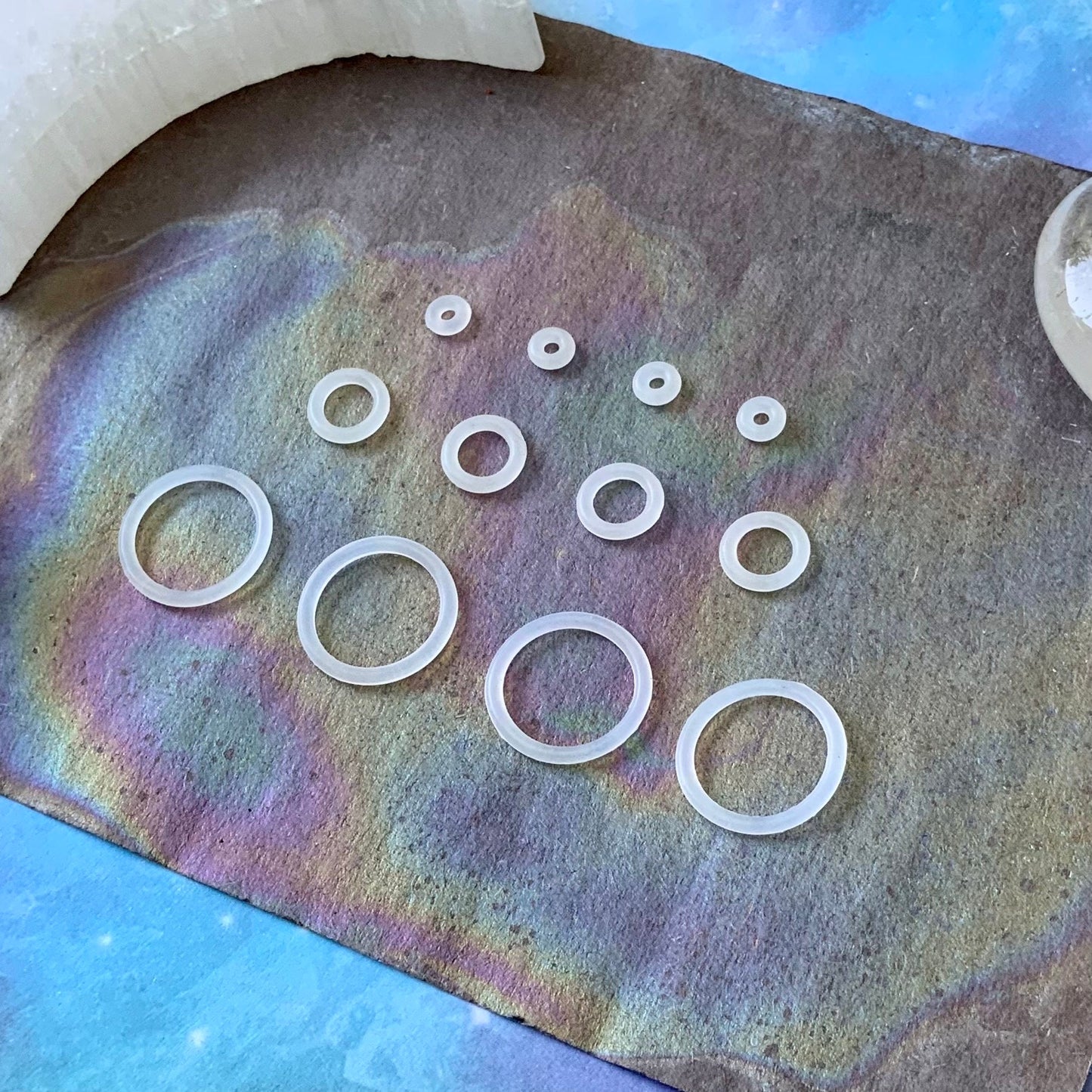 FOUR Clear O-Rings
