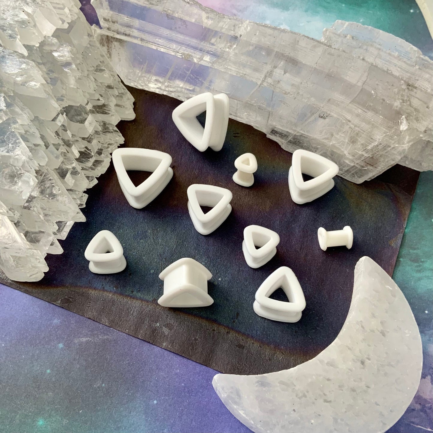 White Alien Pyramids