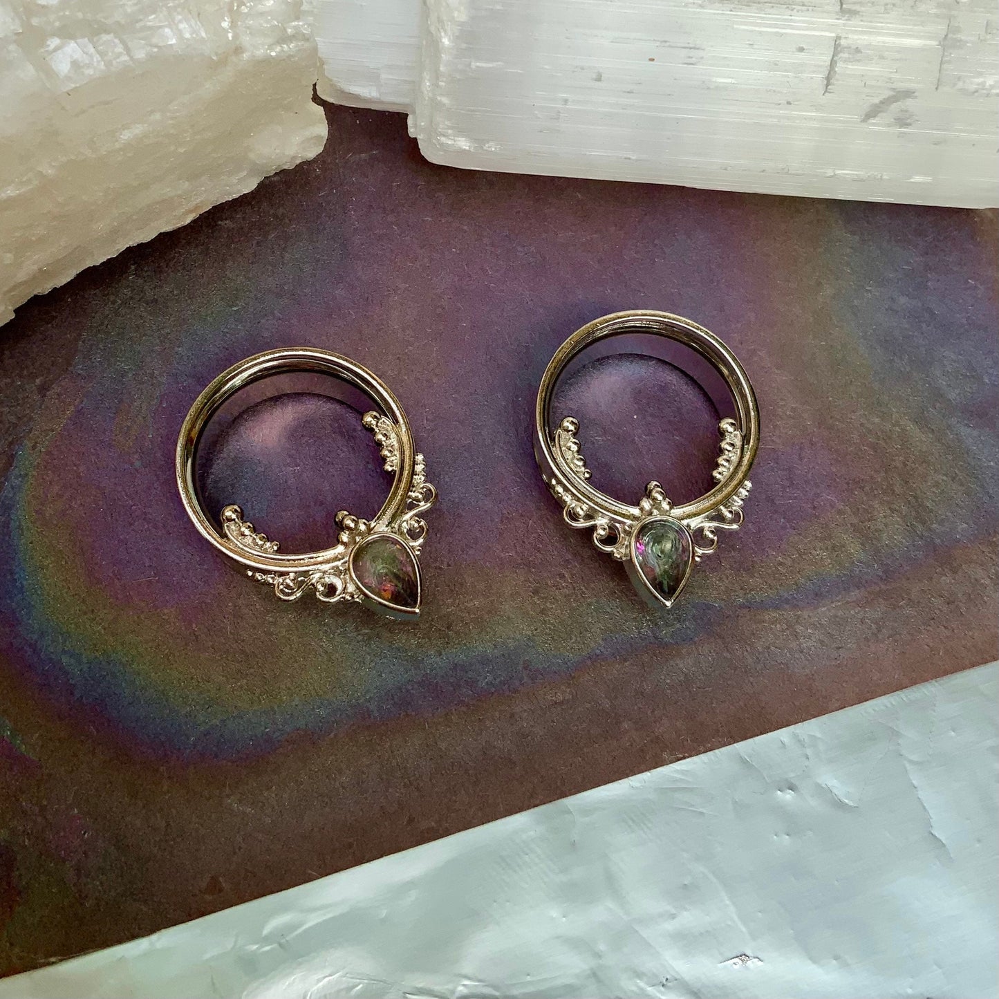 Athena Filigree Steel Plugs