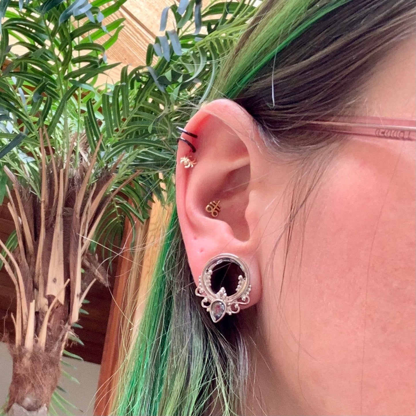 Athena Filigree Steel Plugs