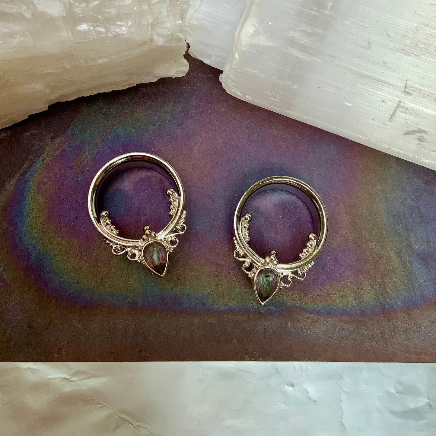 Athena Filigree Steel Plugs