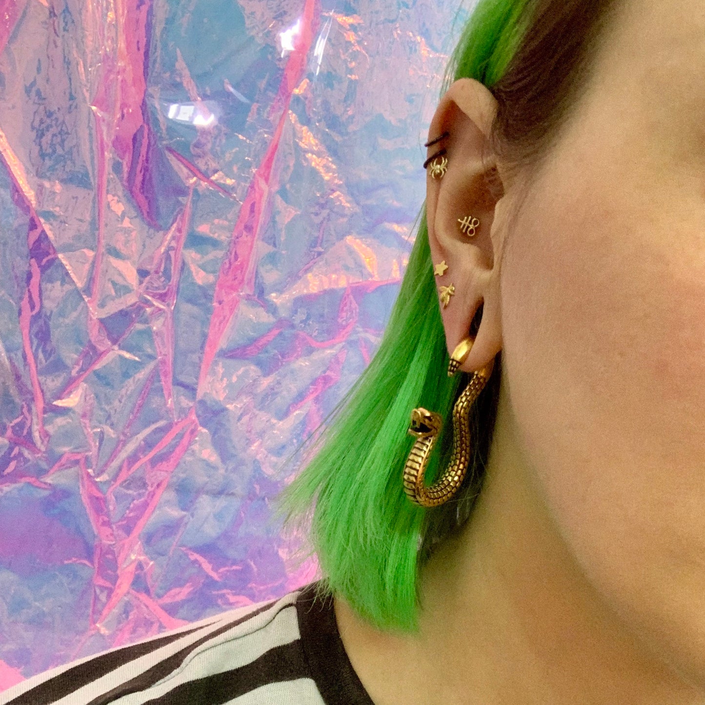Bright Medusa Silver Snake Weights