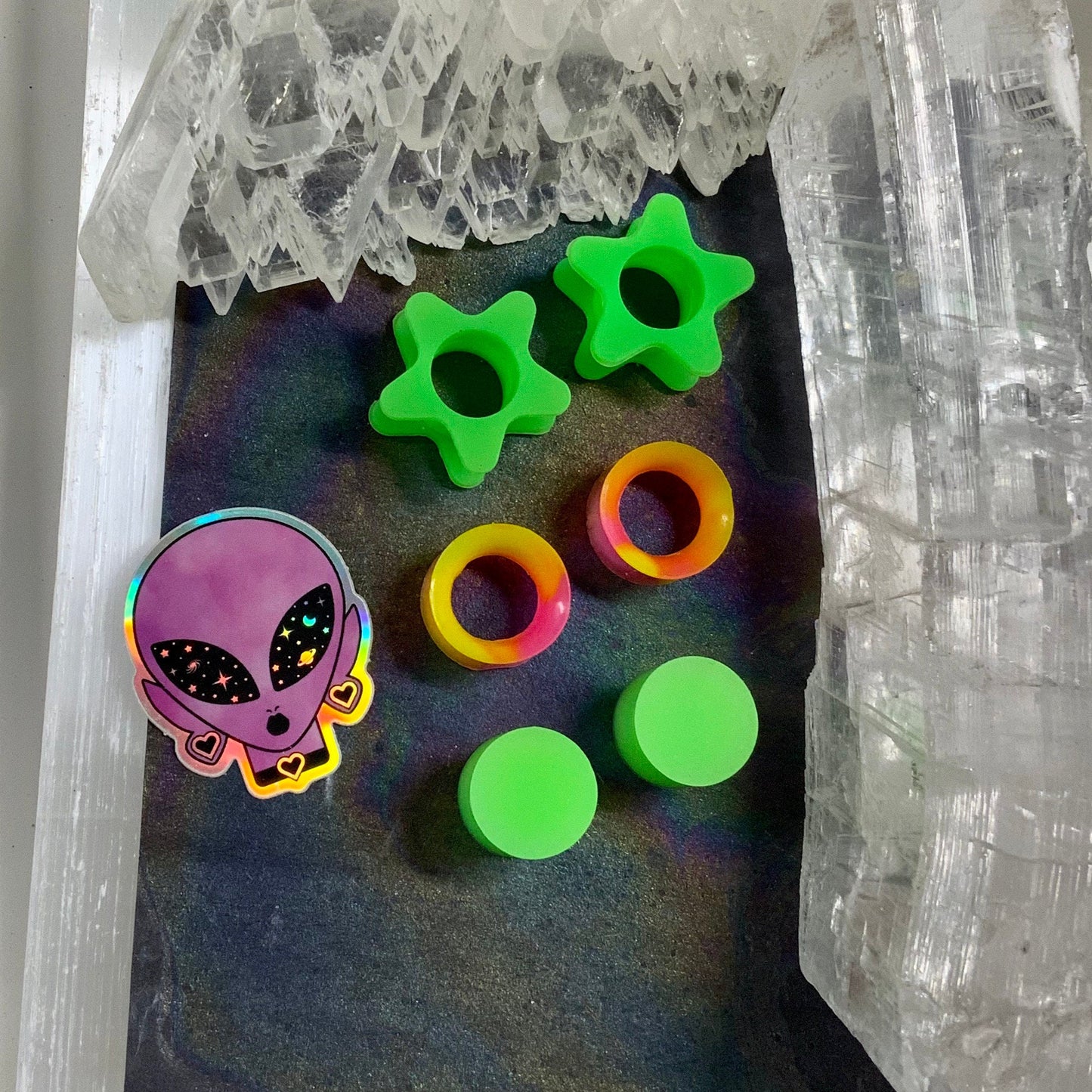 Silicone Plugs & Tunnels Grab Bag In Your Size!