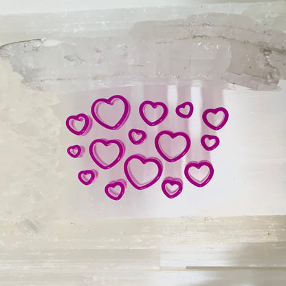 Self Love Acrylic Hearts