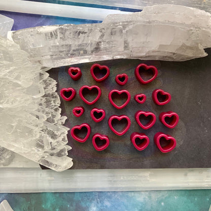Romantic Love Acrylic Hearts