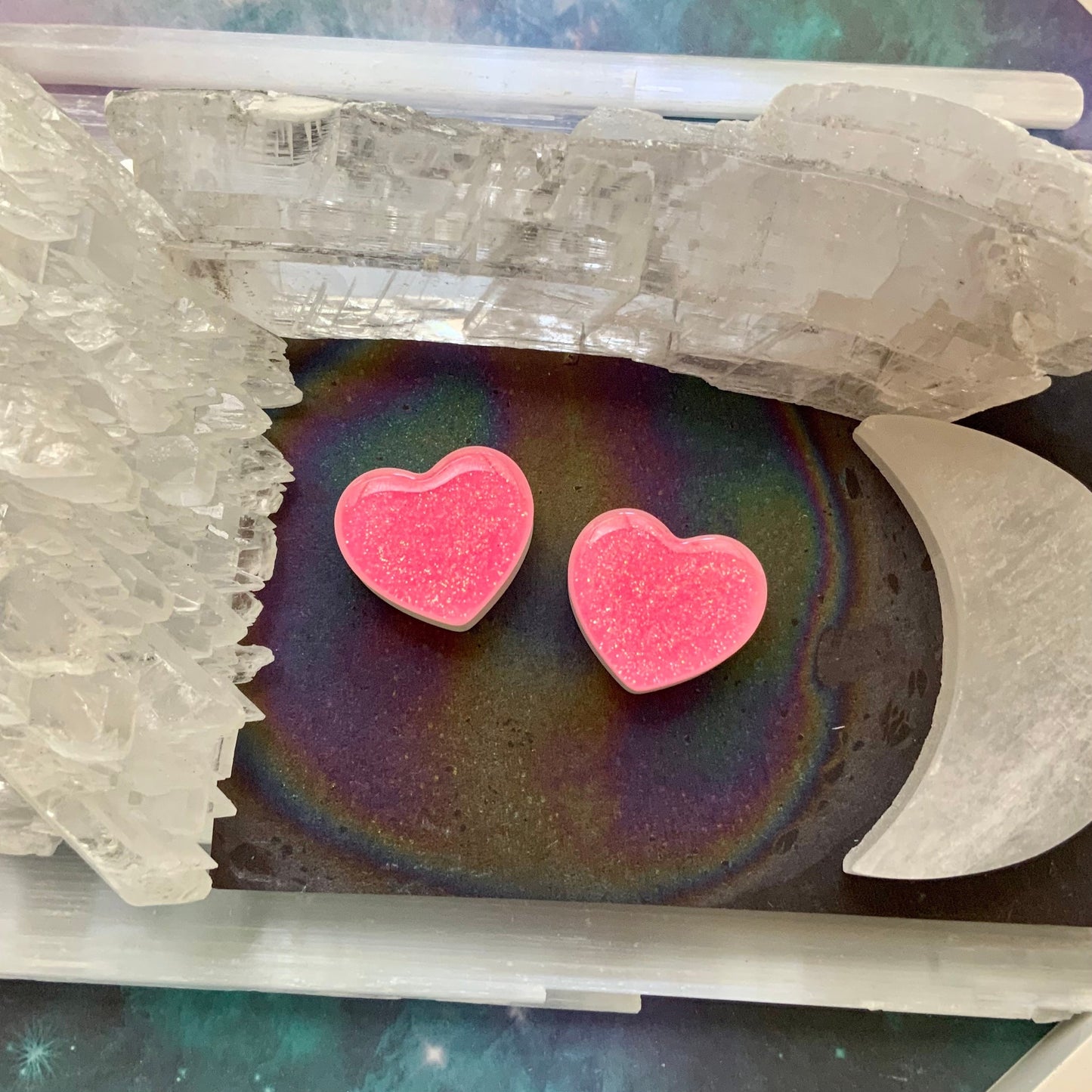 Venus Love Acrylic Hearts