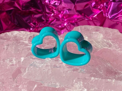 Ocean Love Acrylic Hearts
