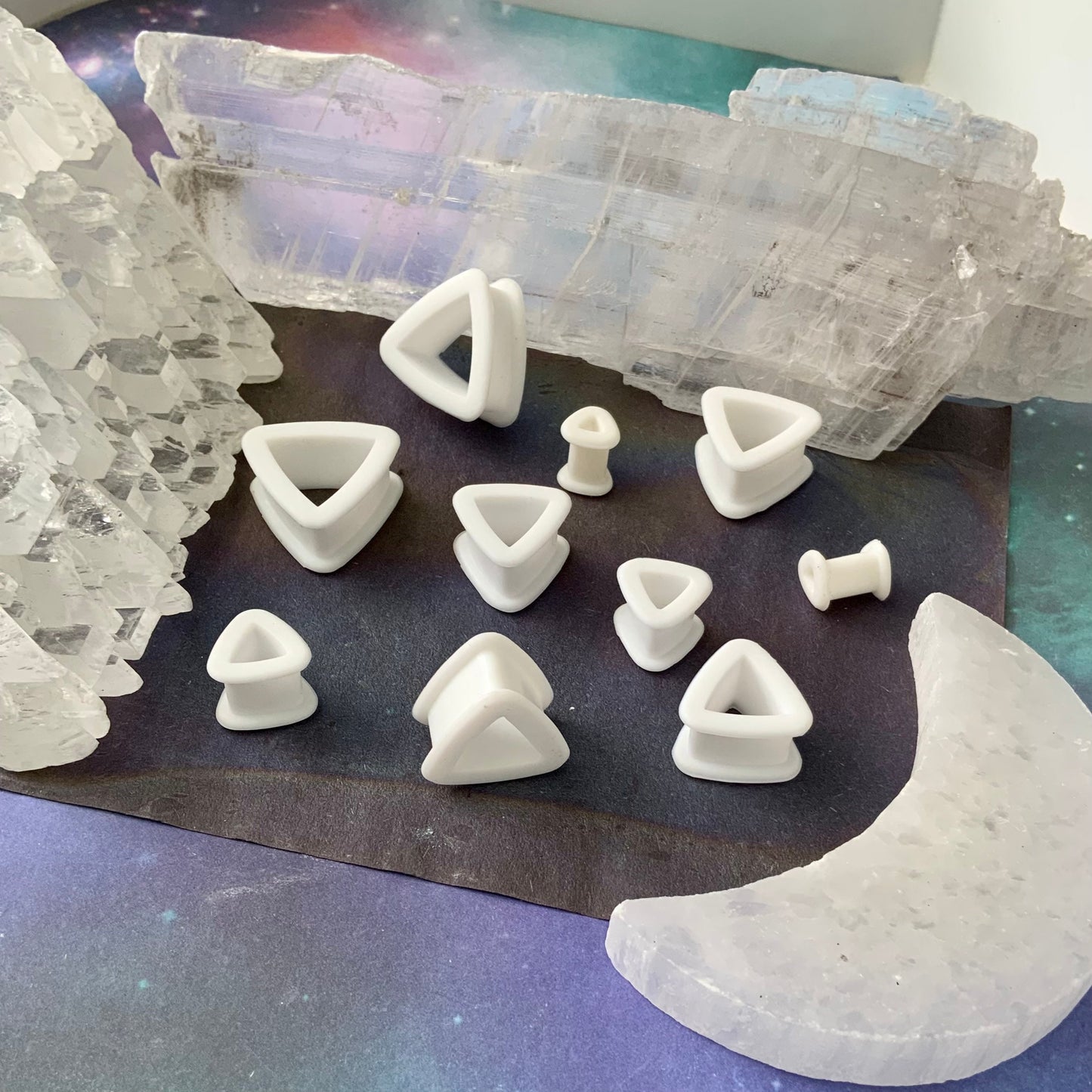 White Alien Pyramids