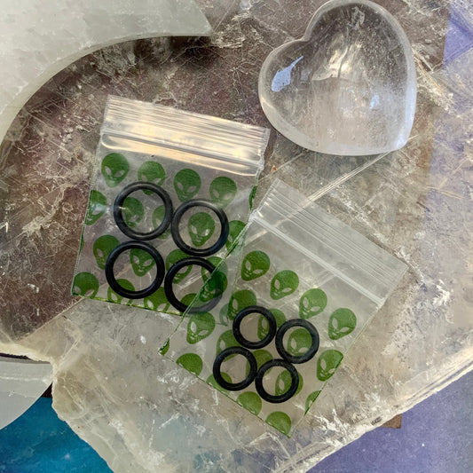 FOUR Black O-Rings