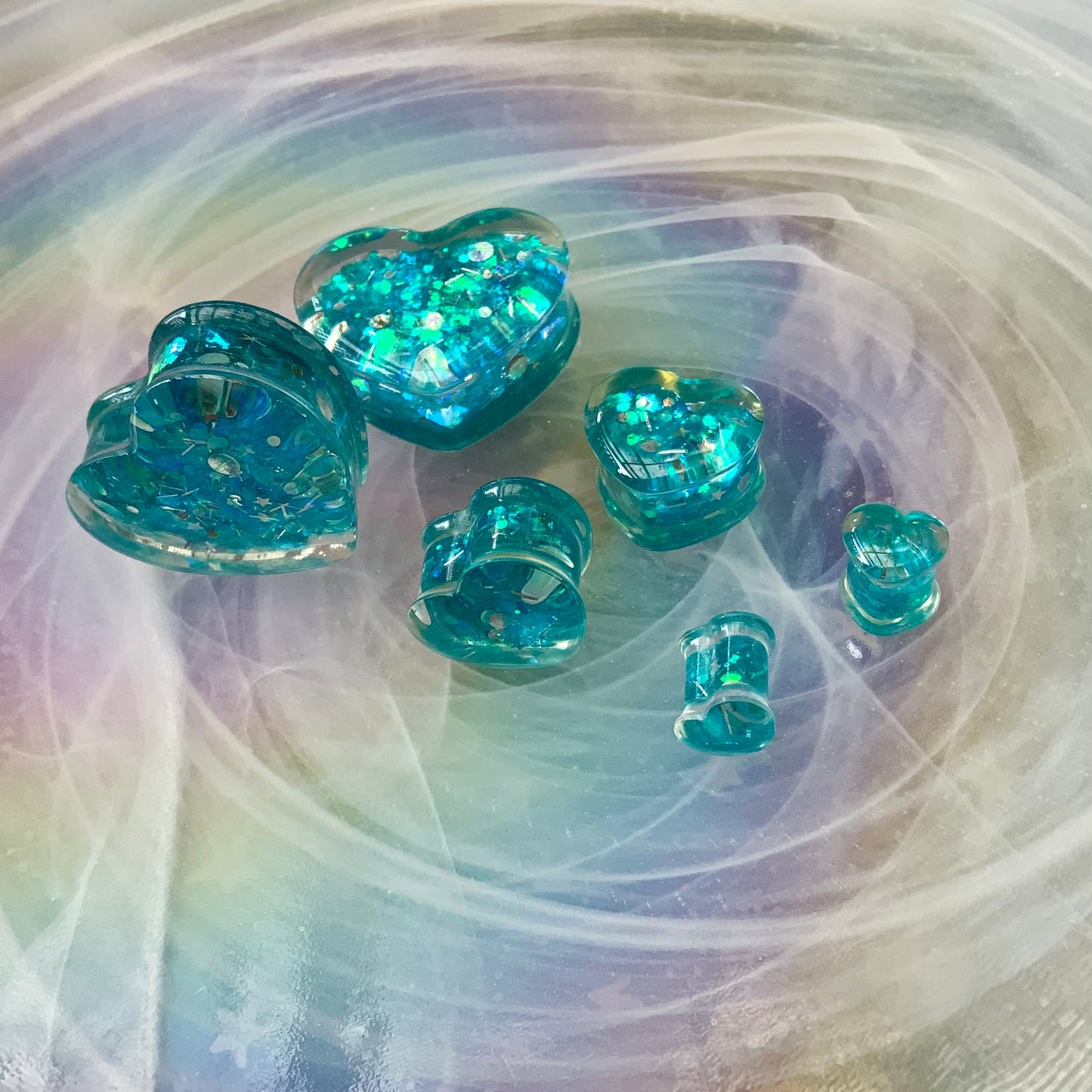 Cinderella Love Acrylic Hearts