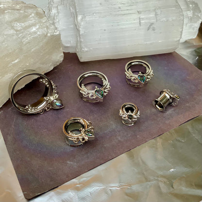 Athena Filigree Steel Plugs