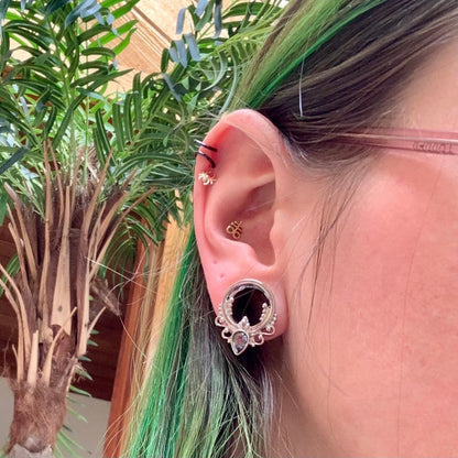 Athena Filigree Steel Plugs